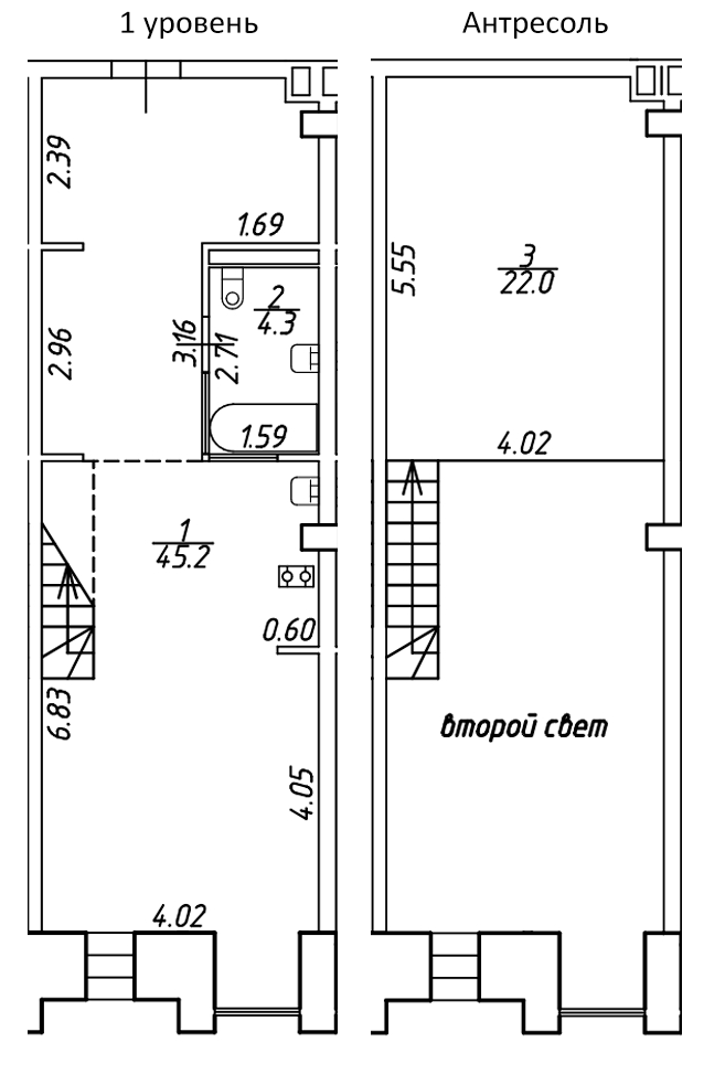 Квартира студия 71.5 м², 2/6 эт., ЖК «Serebro by Avenue-apart»